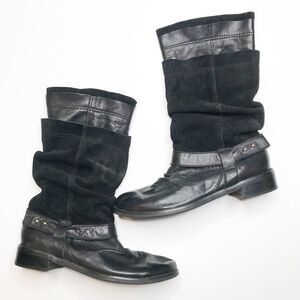 ALLBLACK footwear‎ slouchy leather boots